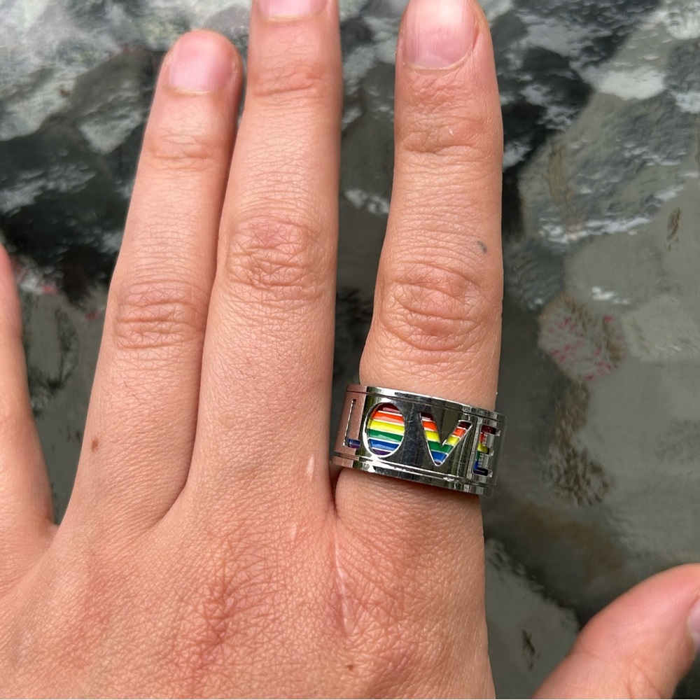 🌈SPINNING PRIDE RING!🌈